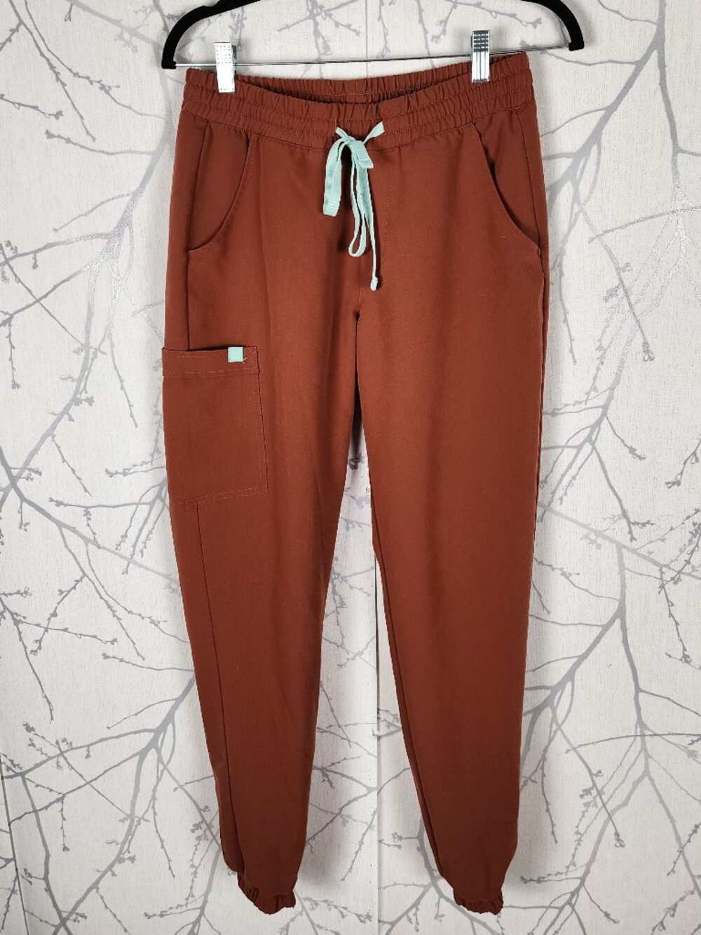 Garde Malade Burnt Orange High Rise Jogger Scrub Pants